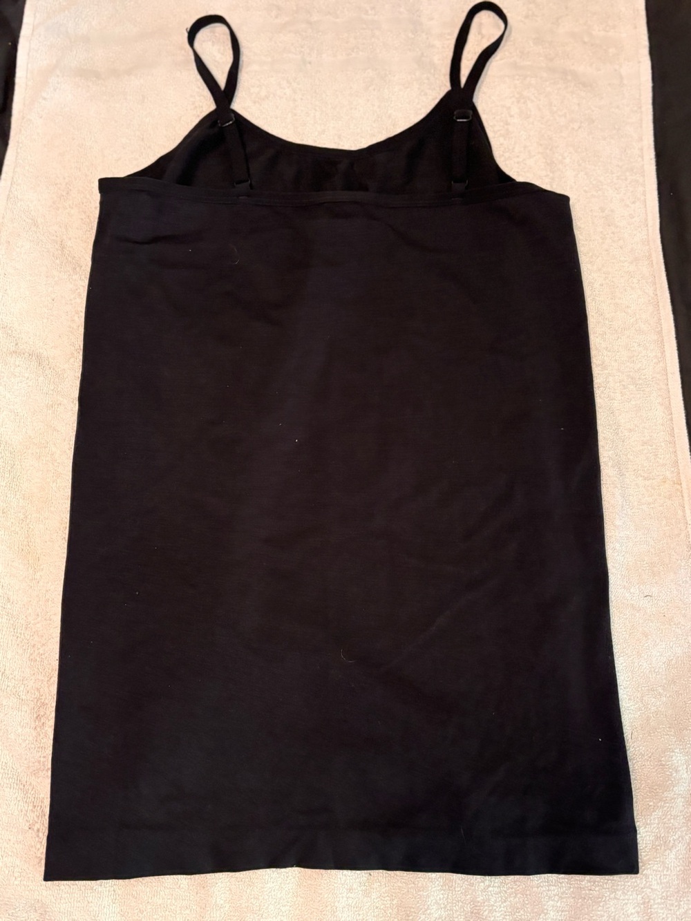 Black Strapless Slip Dress
